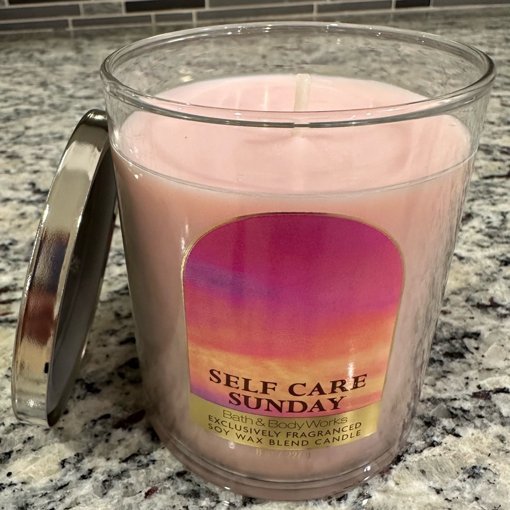 Bath & Body Works: 8 Oz Single Wick Candle: Self-Care Sunday